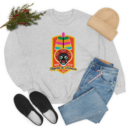 Fiesta de los Negritos de Huanuco - Peru Unisex Heavy Blend Crewneck Sweatshirt