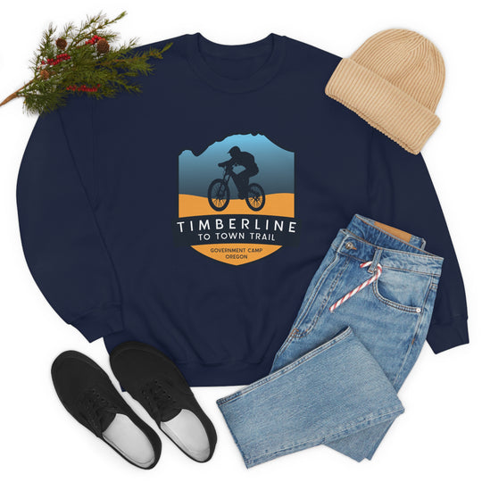 Timberline to Town Trail - Government Camp, Oregon Unisex Heavy Blend Crewneck Sweatshirt