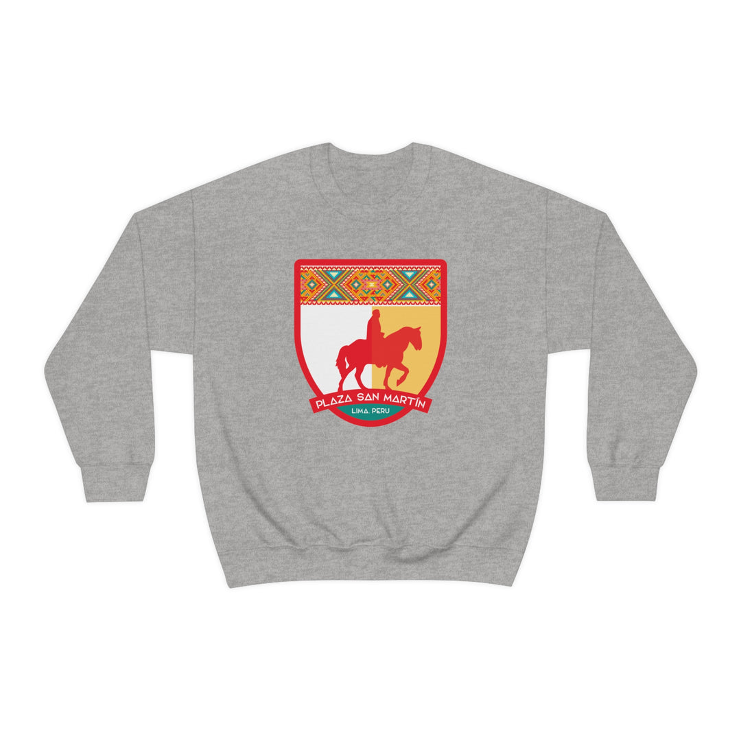 Plaza San Martín - Lima, Peru Unisex Heavy Blend Crewneck Sweatshirt