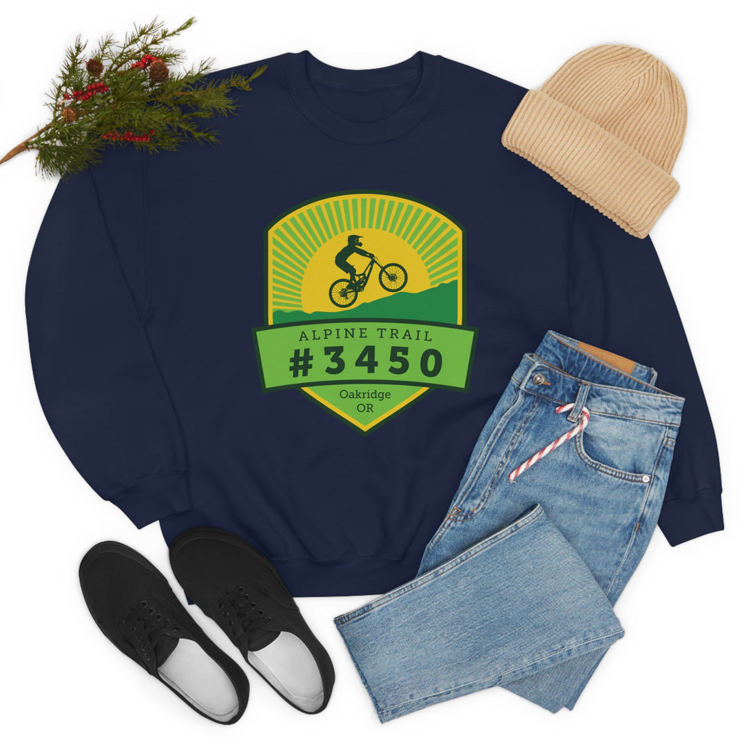 Alpine Trail #3450 - Oakridge, Oregon Unisex Heavy Blend Crewneck Sweatshirt