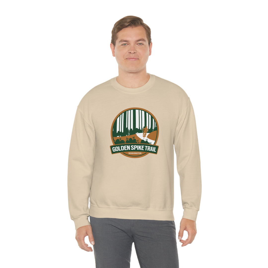 Golden Spike Trail - Washington State Unisex Heavy Blend Crewneck Sweatshirt