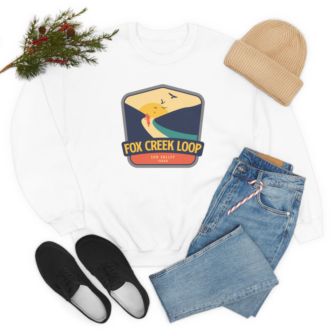 Fox Creek Loop - Sun Valley, Idaho Unisex Heavy Blend Crewneck Sweatshirt