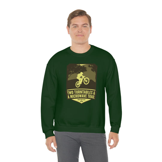 Two Turntables and a Microwave Trail - Mount Hood Village, OR Unisex Heavy Blend Crewneck Sweatshirt