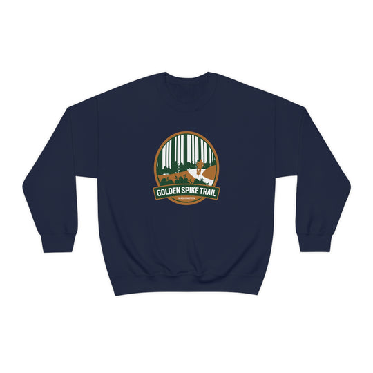 Golden Spike Trail - Washington State Unisex Heavy Blend Crewneck Sweatshirt