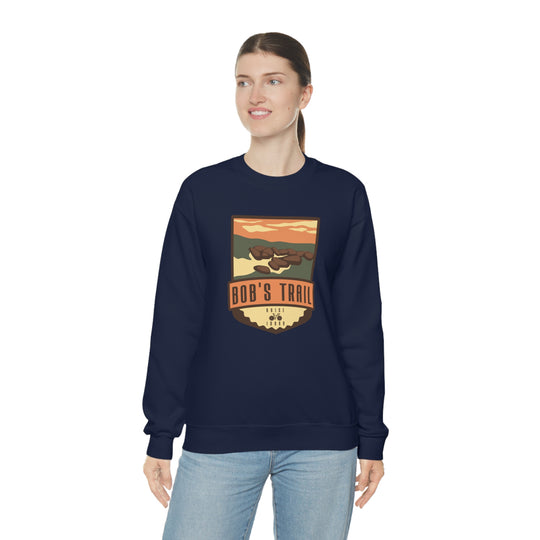 Bob's Trail - Boise, Idaho Unisex Heavy Blend Crewneck Sweatshirt