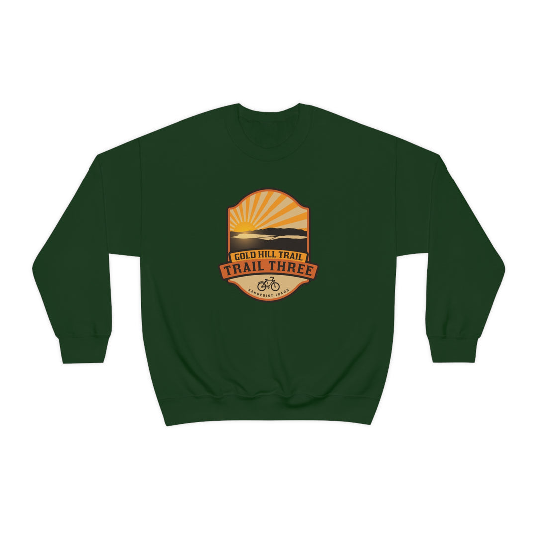 Gold Hill Trail (Trail 3) - Sandpoint, Idaho Unisex Heavy Blend Crewneck Sweatshirt