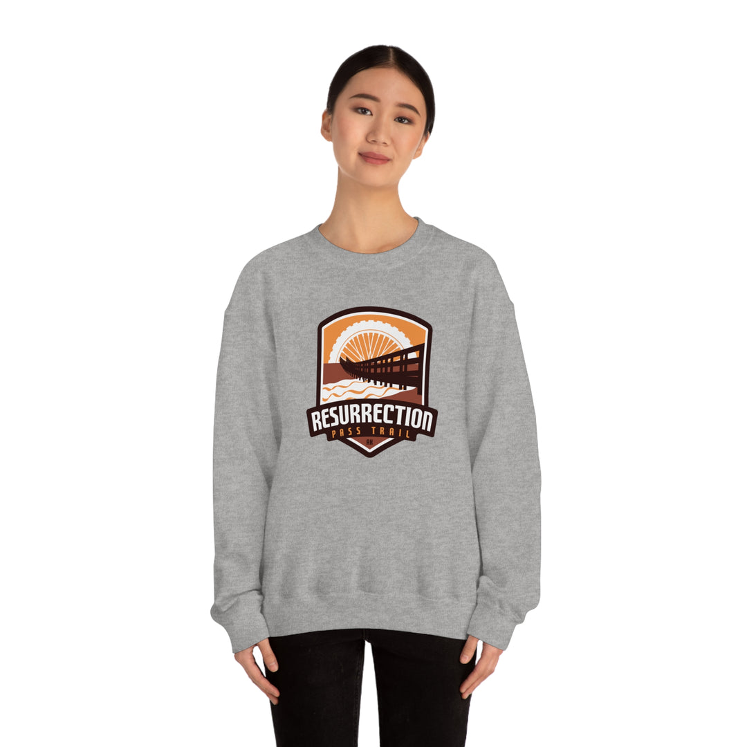 Resurrection Pass Trail - Alaska Unisex Heavy Blend Crewneck Sweatshirt