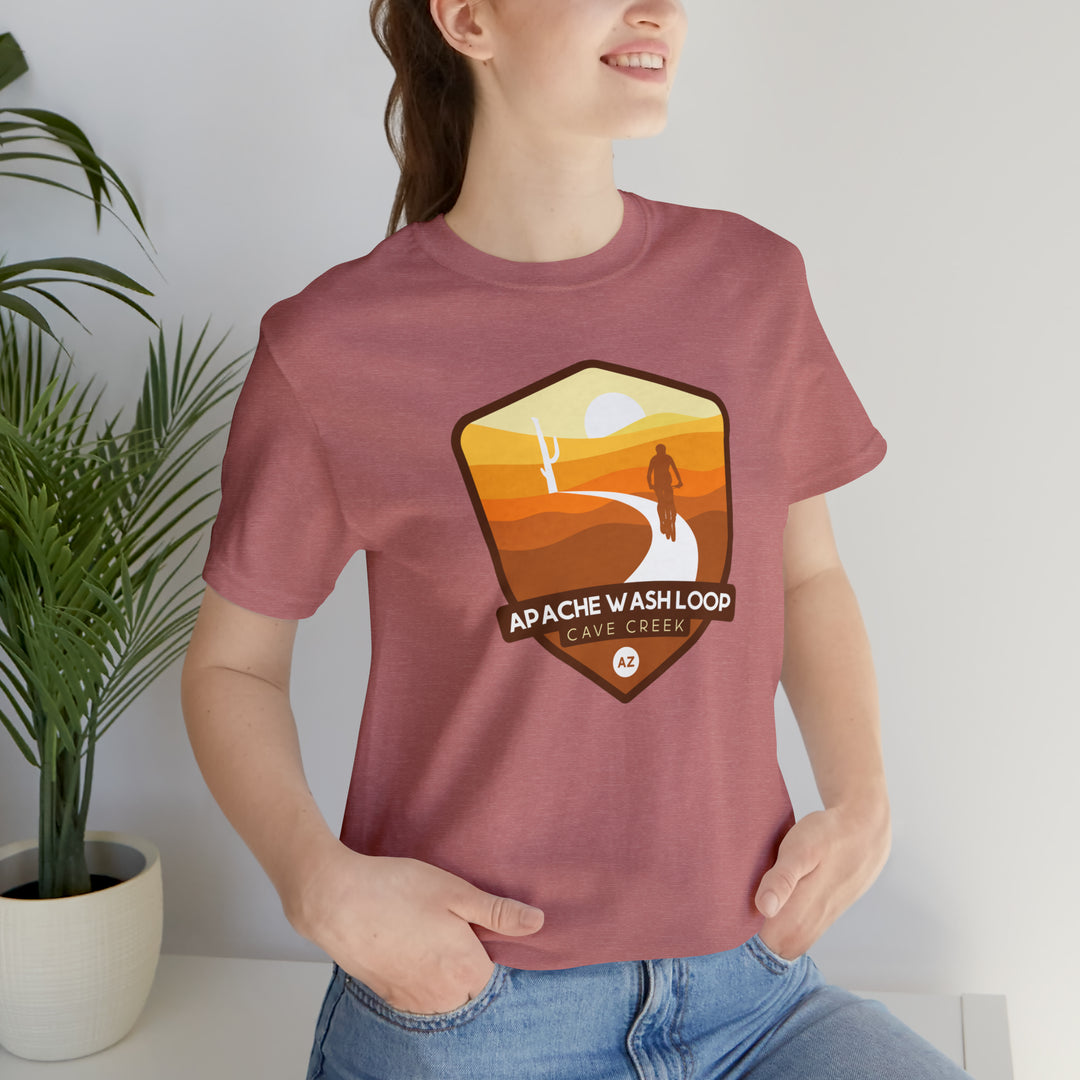 Apache Wash Loop - Cave Creek, Arizona Unisex T-Shirt hiker gift - Utah