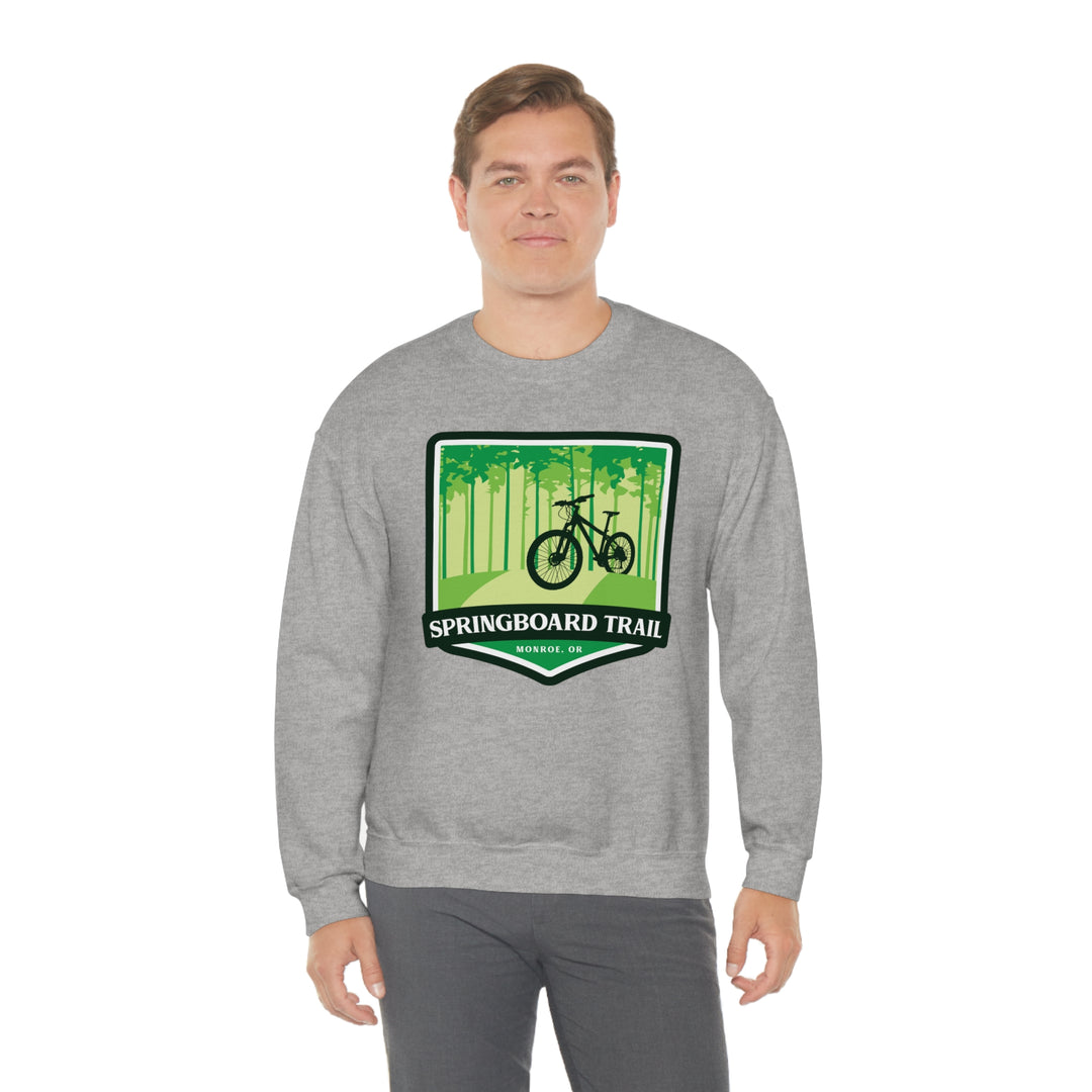 Springboard Trail - Monroe, Oregon Unisex Heavy Blend Crewneck Sweatshirt