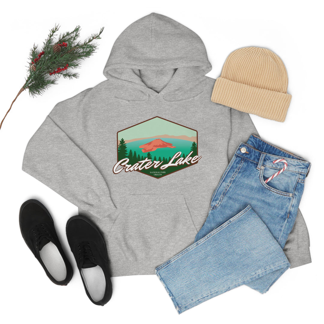 Crater Lake National Park Unisex Heavy Blend Hoodie Sweatshirt Oregon hiker gift