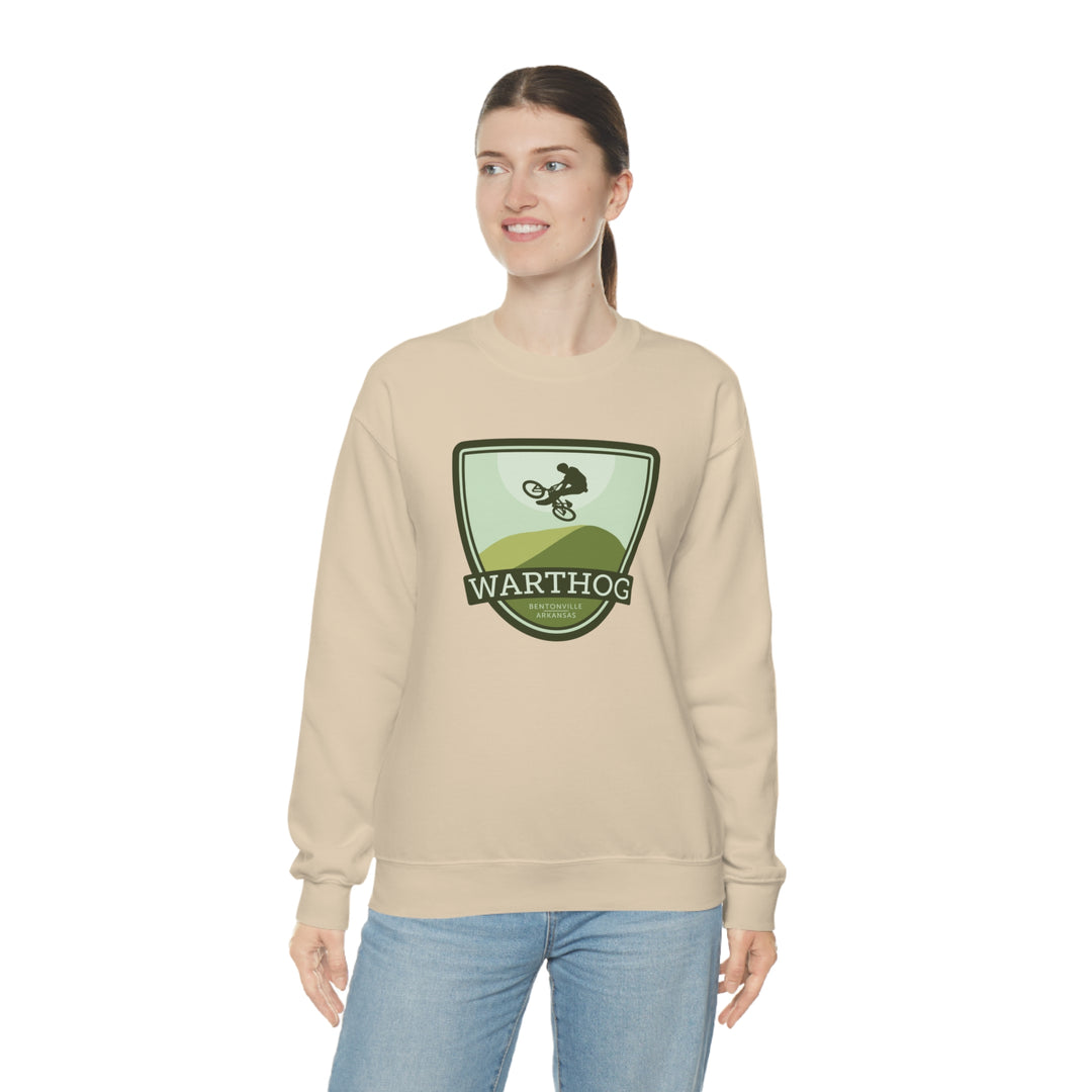 Warthog - Bentonville, Arkansas Unisex Heavy Blend Crewneck Sweatshirt