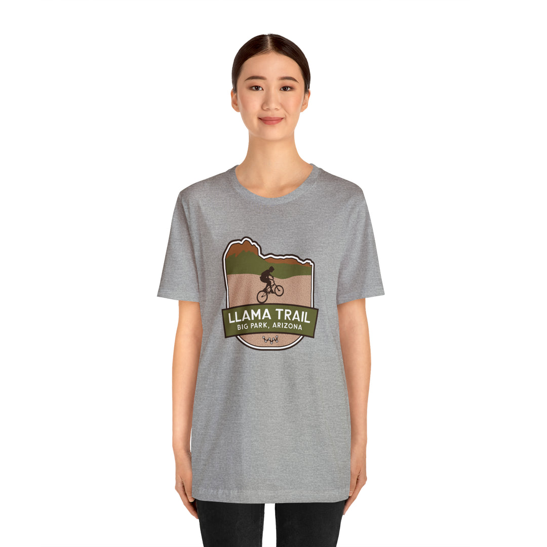 Llama Trail - Big Park, Arizona Unisex T-Shirt