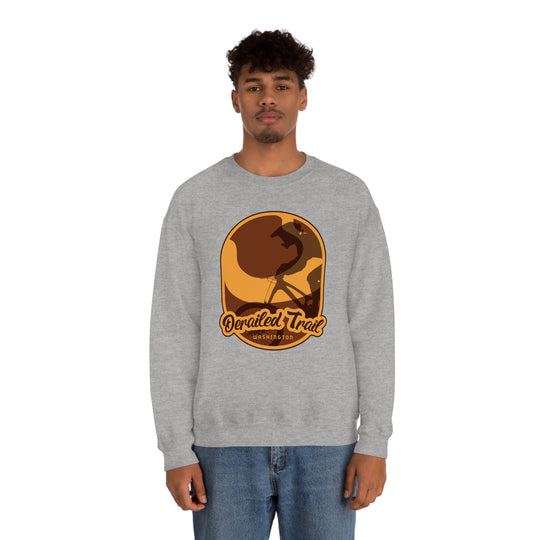 Derailed Trail - Washington Unisex Heavy Blend Crewneck Sweatshirt