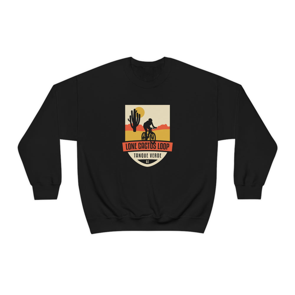 Lone Cactus Loop - Tanque Verde, Arizona Unisex Heavy Blend Crewneck Sweatshirt