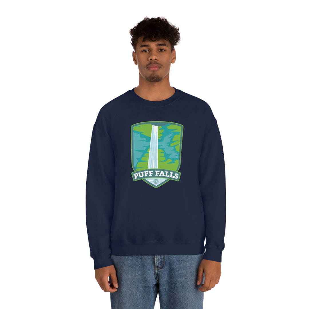 Puff Falls - Oregon Unisex Heavy Blend Crewneck Sweatshirt