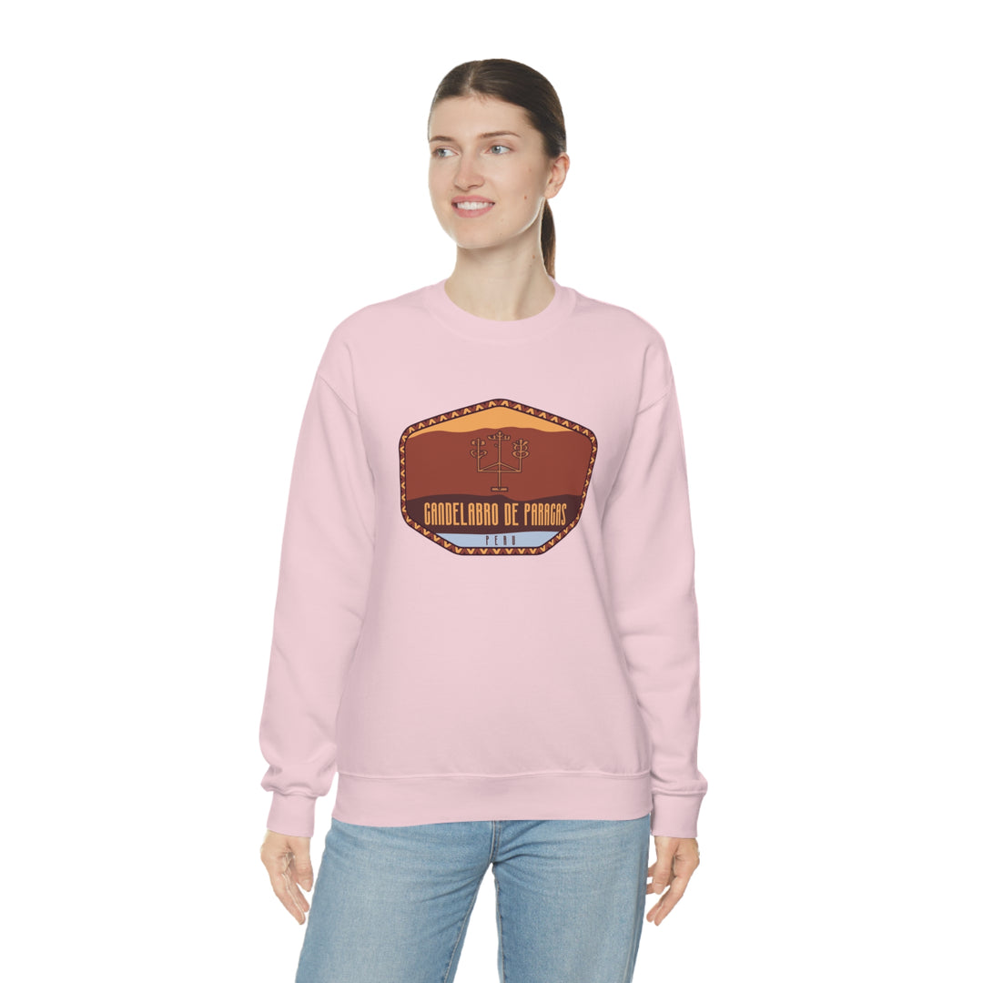 Candelabro de Paracas - Peru | Unisex Heavy Blend Crewneck Sweatshirt