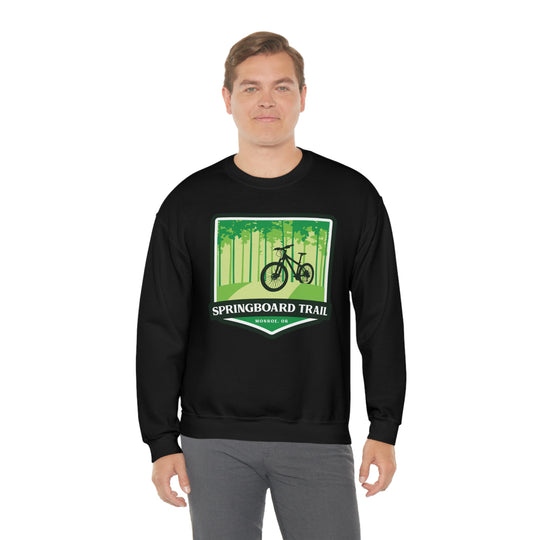 Springboard Trail - Monroe, Oregon Unisex Heavy Blend Crewneck Sweatshirt