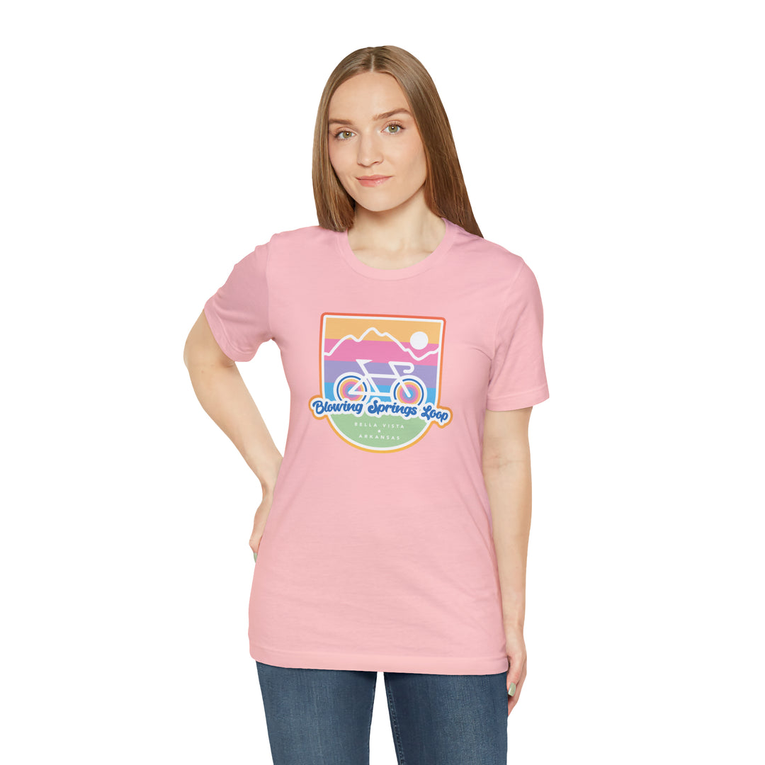 Blowing Springs Loop - Bella Vista, Arkansas Unisex Jersey Short Sleeve Tee - Gift for hikers