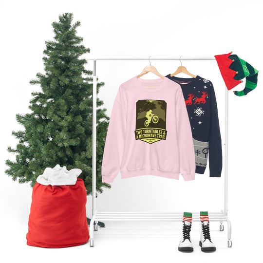 Two Turntables and a Microwave Trail - Mount Hood Village, OR Unisex Heavy Blend Crewneck Sweatshirt