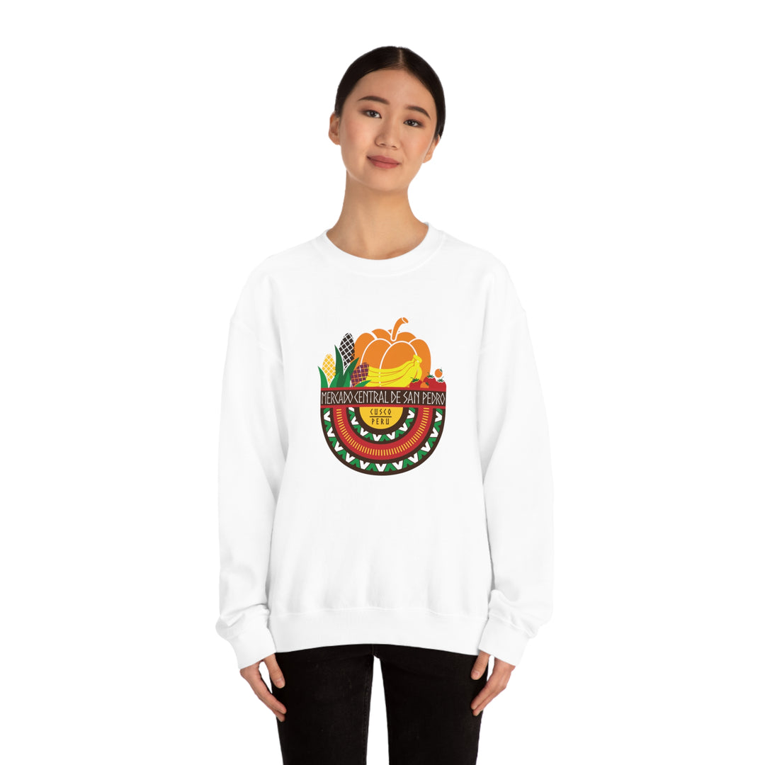 Mercado Central de San Pedro - Cusco, Peru Unisex Heavy Blend Crewneck Sweatshirt