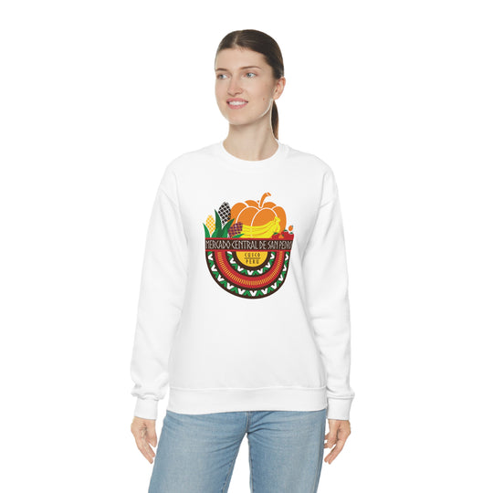 Mercado Central de San Pedro - Cusco, Peru Unisex Heavy Blend Crewneck Sweatshirt