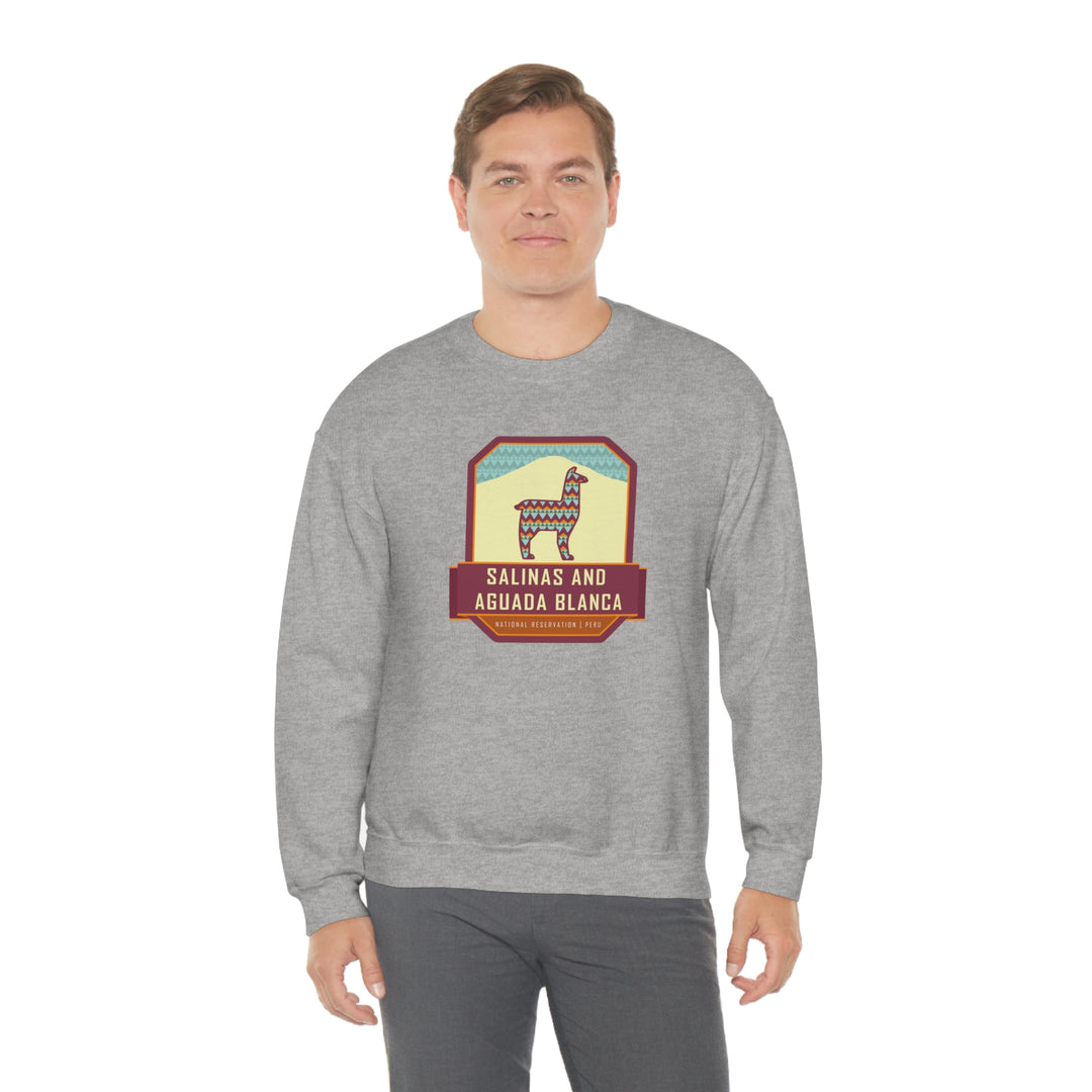 Salinas and Aguada Blanca National Reservation - Peru Unisex Heavy Blend Crewneck Sweatshirt