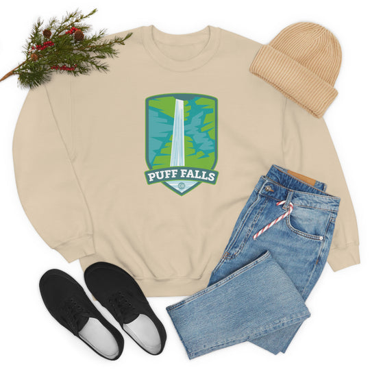 Puff Falls - Oregon Unisex Heavy Blend Crewneck Sweatshirt