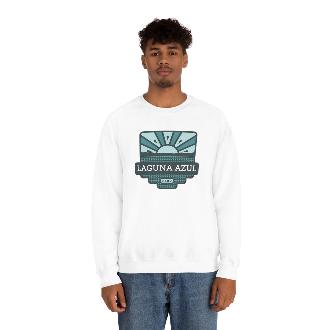 Laguna Azul - Peru Unisex Heavy Blend Crewneck Sweatshirt