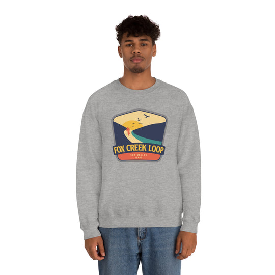 Fox Creek Loop - Sun Valley, Idaho Unisex Heavy Blend Crewneck Sweatshirt