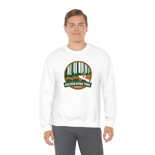 Golden Spike Trail - Washington State Unisex Heavy Blend Crewneck Sweatshirt