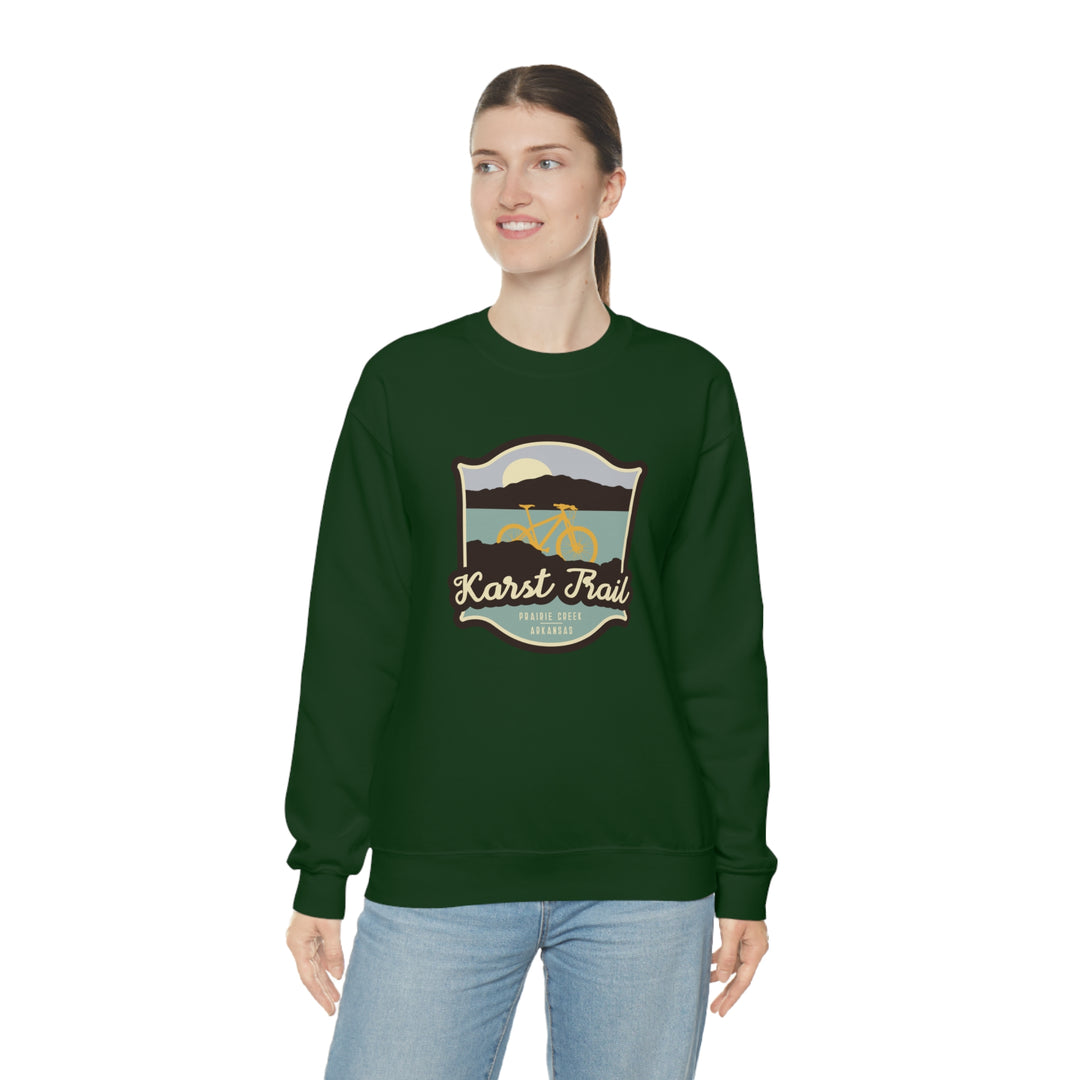 Karst Trail - Prairie Creek, Arkansas Unisex Heavy Blend Crewneck Sweatshirt