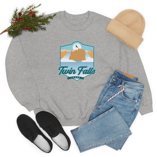 Twin Falls - Idaho Unisex Heavy Blend Crewneck Sweatshirt