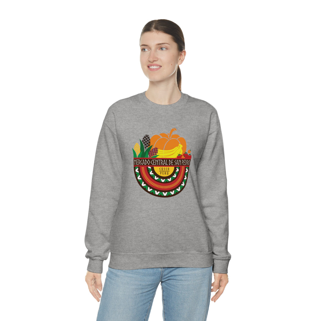 Mercado Central de San Pedro - Cusco, Peru Unisex Heavy Blend Crewneck Sweatshirt