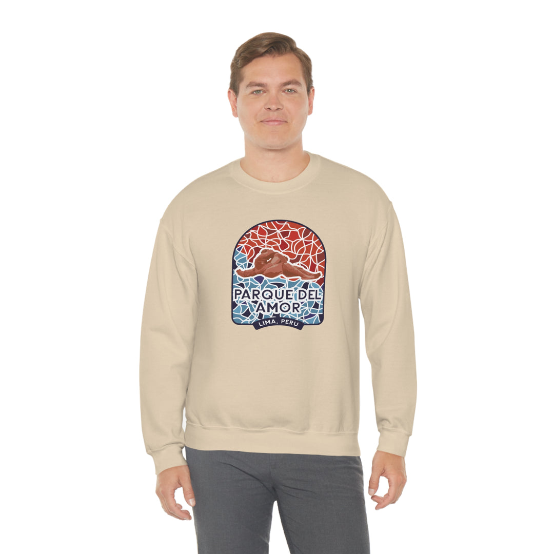 Parque del Amor - Lima, Peru Unisex Heavy Blend Crewneck Sweatshirt