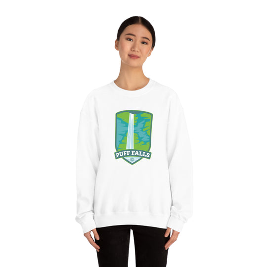 Puff Falls - Oregon Unisex Heavy Blend Crewneck Sweatshirt