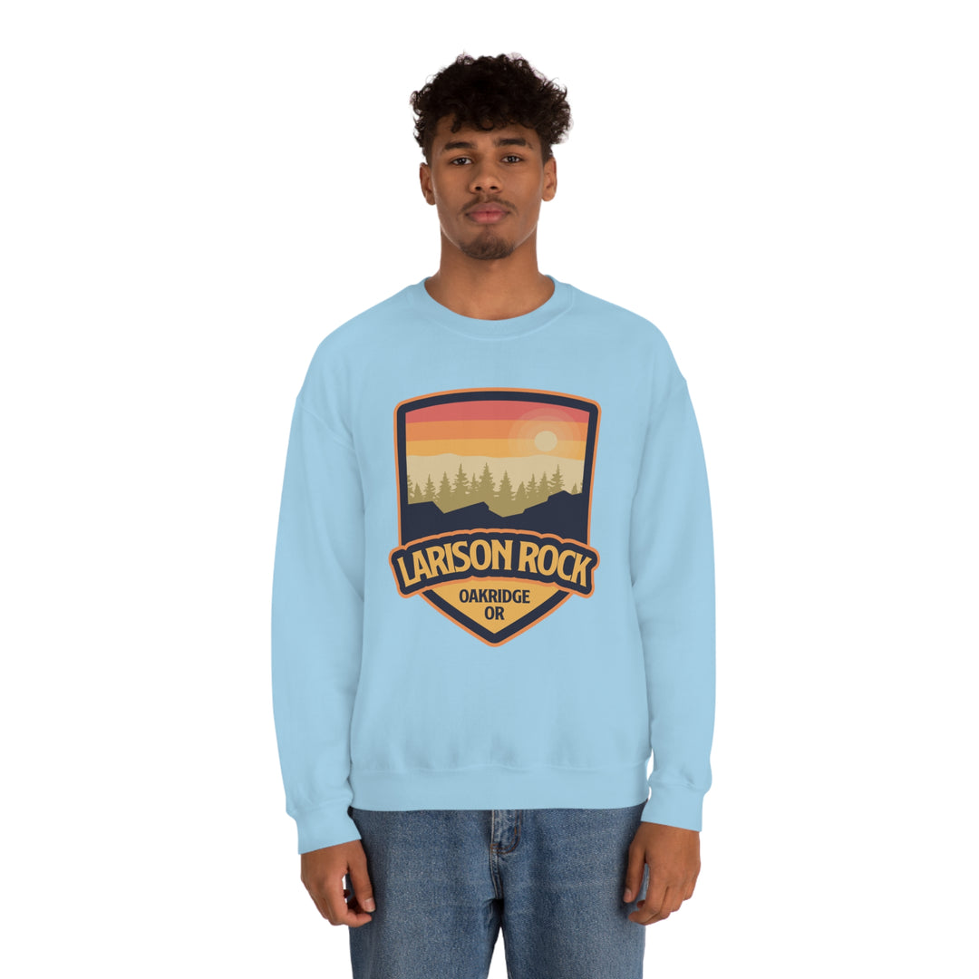 Larison Rock - Oakridge, Oregon Unisex Heavy Blend Crewneck Sweatshirt