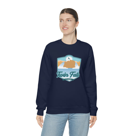 Twin Falls - Idaho Unisex Heavy Blend Crewneck Sweatshirt