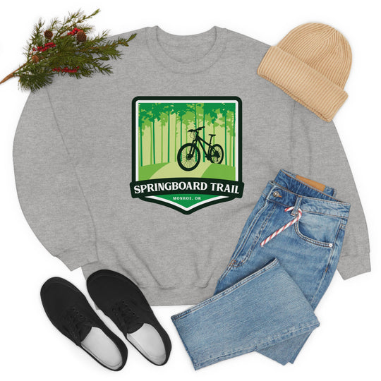 Springboard Trail - Monroe, Oregon Unisex Heavy Blend Crewneck Sweatshirt