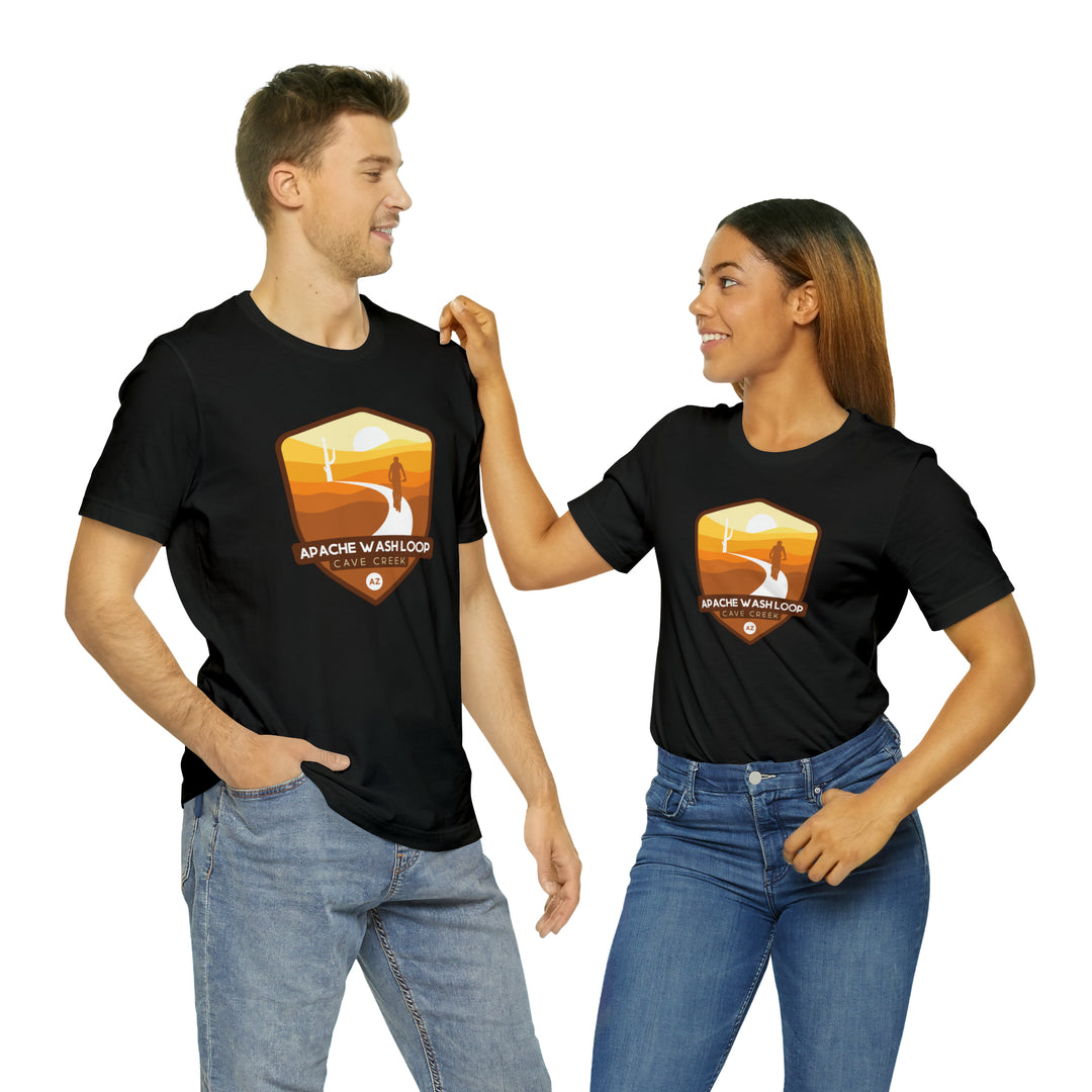 Apache Wash Loop - Cave Creek, Arizona Unisex T-Shirt hiker gift - Utah