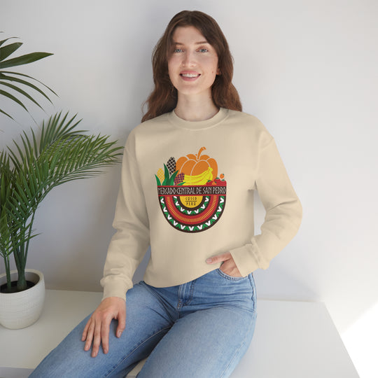 Mercado Central de San Pedro - Cusco, Peru Unisex Heavy Blend Crewneck Sweatshirt