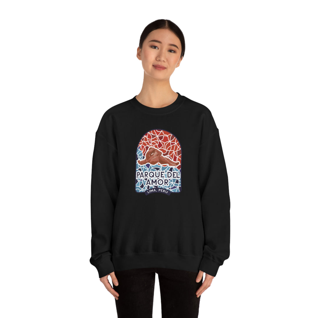 Parque del Amor - Lima, Peru Unisex Heavy Blend Crewneck Sweatshirt