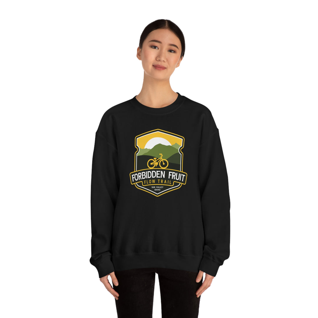 Forbidden Fruit Flow Trail - Sun Valley, Idaho Unisex Heavy Blend Crewneck Sweatshirt