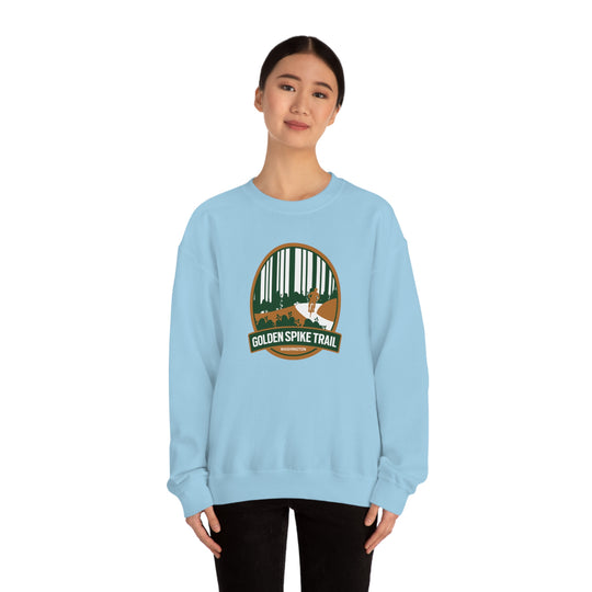 Golden Spike Trail - Washington State Unisex Heavy Blend Crewneck Sweatshirt