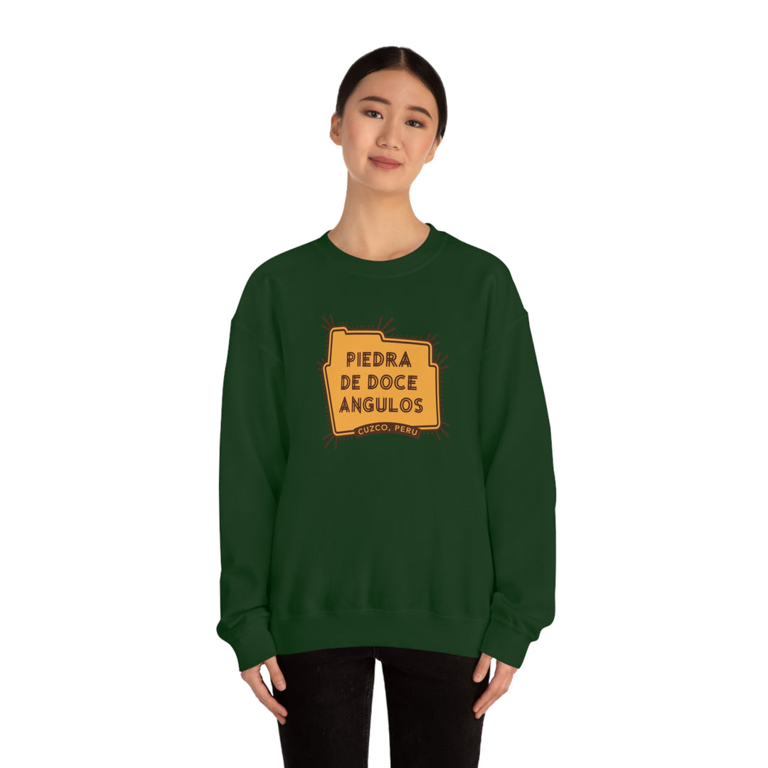 Piedra de doce angulos - Cuzco, Peru Unisex Heavy Blend Crewneck Sweatshirt