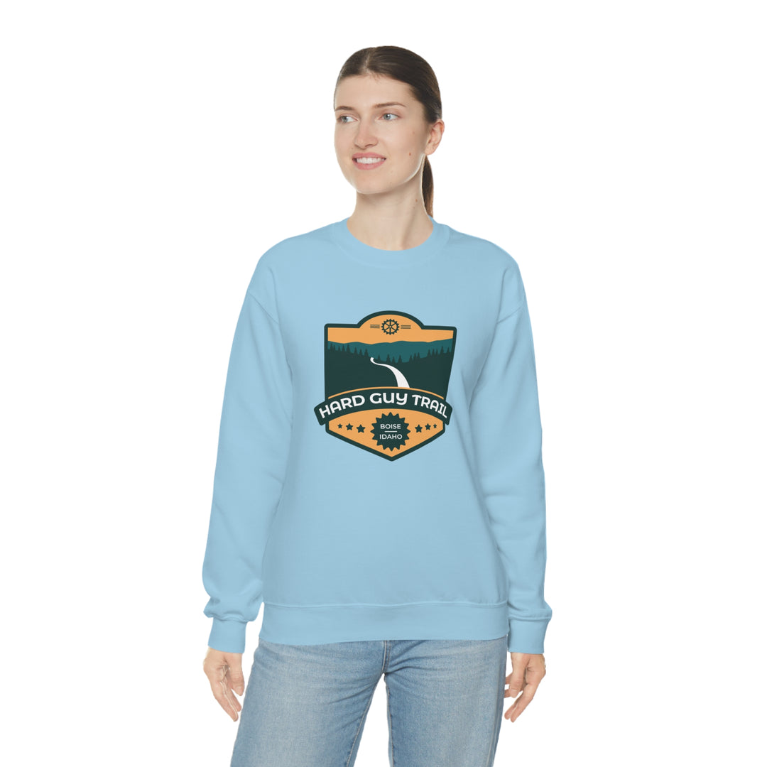 Hard Guy Trail - Boise, Idaho Unisex Heavy Blend Crewneck Sweatshirt