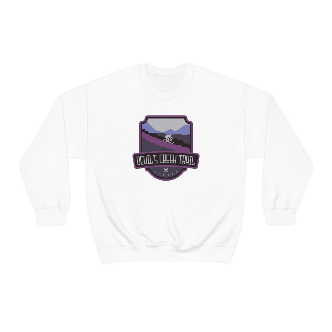 Devil's Creek Trail - Alaska Unisex Heavy Blend Crewneck Sweatshirt