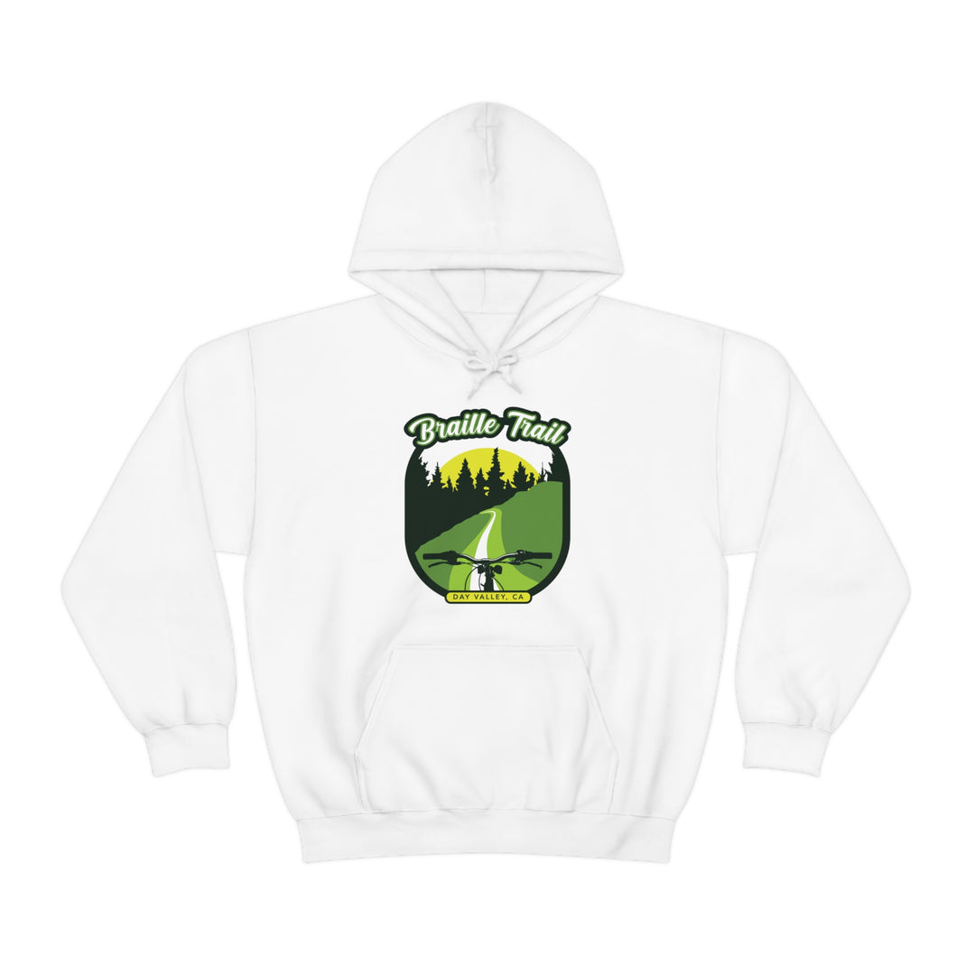 Braille Trail - Day Valley, CA Unisex Heavy Blend Hooded Sweatshirt