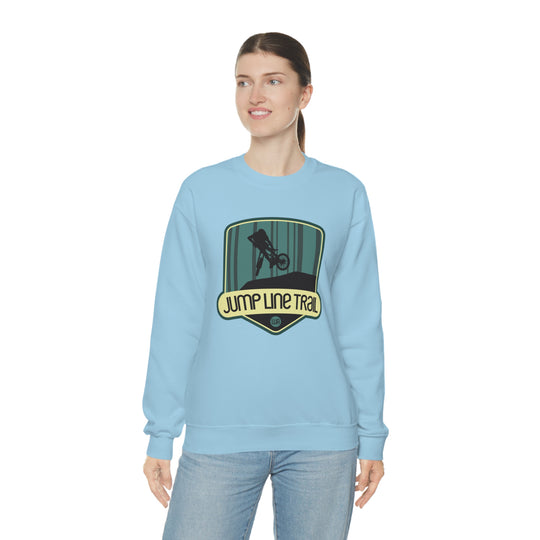 Jump Line Trail - Washington Unisex Heavy Blend Crewneck Sweatshirt