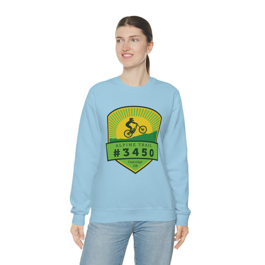 Alpine Trail #3450 - Oakridge, Oregon Unisex Heavy Blend Crewneck Sweatshirt