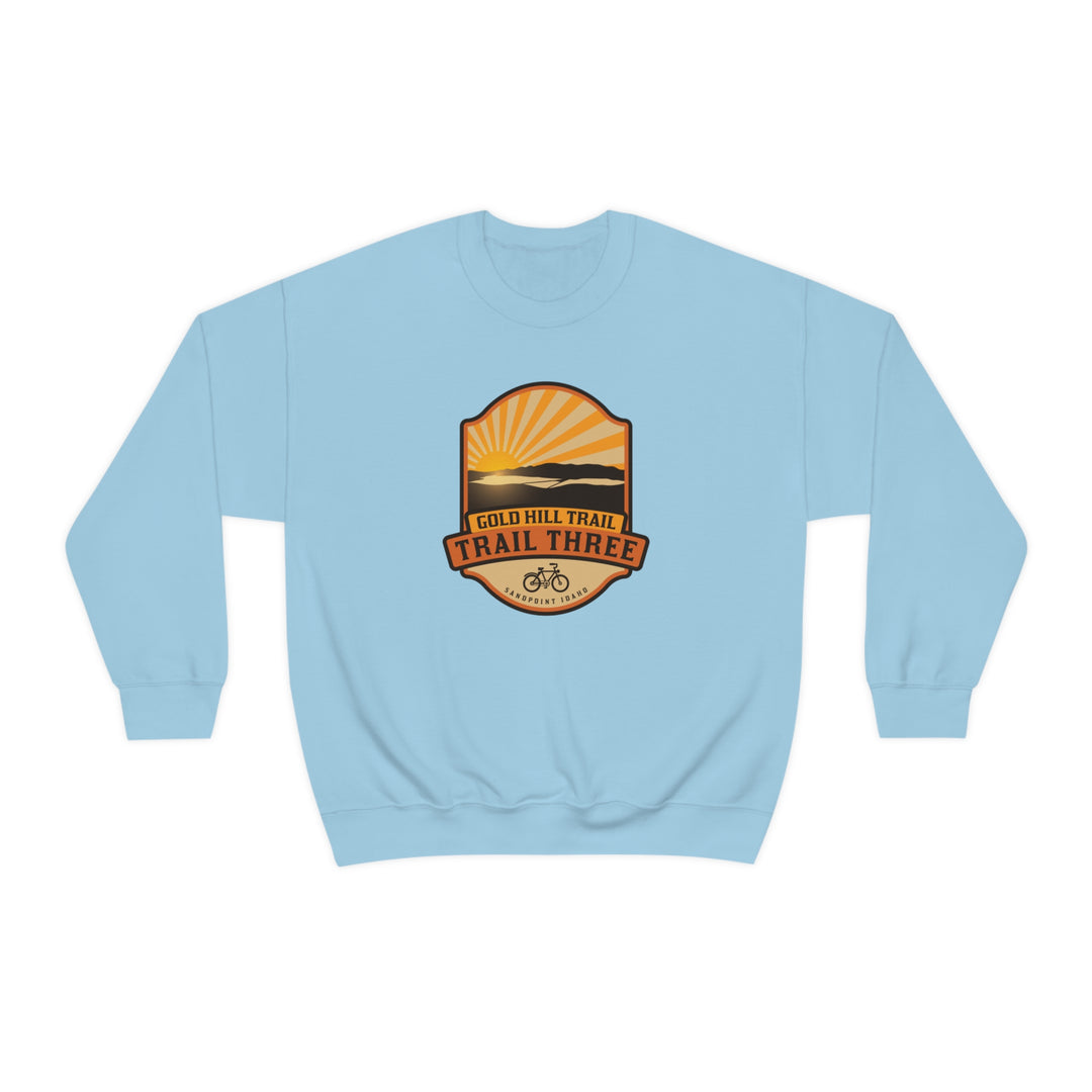 Gold Hill Trail (Trail 3) - Sandpoint, Idaho Unisex Heavy Blend Crewneck Sweatshirt